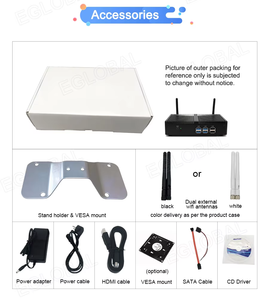Eglobal Intel Core/Pen-tium/Ce-leron I5-6260U Quiet Mini Pc 6USB Dual Display Tiny <strong>Computer</strong> Lock Hole School Office <strong>Desktop</strong> Pc - Product Image 5