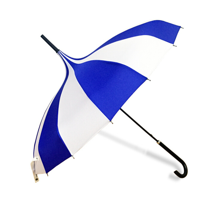 Blue and white
