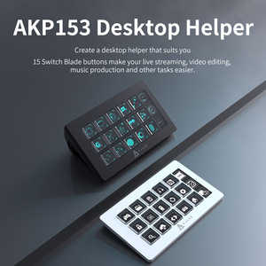 Ajazz AKP153E Customizable <strong>LCD</strong> 15 Keys <strong>Controller</strong> Keypad <strong>Keyboard</strong> Pc Gaming Console Desktop <strong>Controller</strong> - Product Image 3