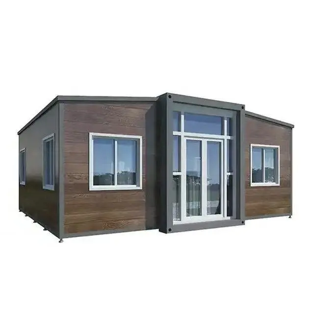 Cobertizo de diseño de lujo Flatpack Mobile Tiny Home Modular Prefabricado Casas de contenedores prefabricadas