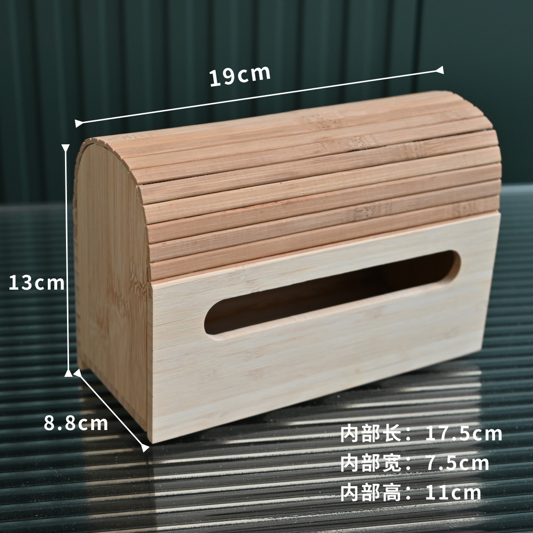 Side-drawer tissue box