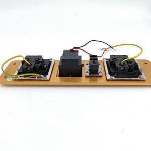 Toma de corriente multifuncional dorada personalizada, dos tomas de corriente duales USB y tipo C, puerto de carga CAT 6 HD, para escritorio y oficina - Product Image 4