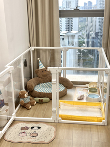 Bán buôn tùy chỉnh chiều cao Dog & <span class=keywords><strong>Rabbit</strong></span> hàng rào Acrylic trong suốt nhỏ/vừa chó kennel bền nhựa Pet nhà ở - Product Image 3