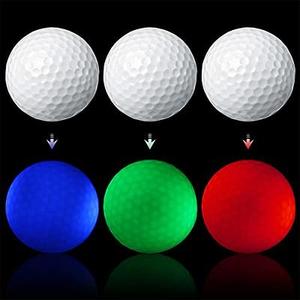Unisex tùy chỉnh <span class=keywords><strong>led</strong></span> Golf Bóng phát sáng tính năng cho đêm sử dụng sáng đồ chơi ngoài trời với ánh sáng lên nhấp nháy phát sáng trong bóng tối chức năng - Product Image 5