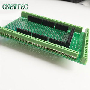 Çift yan Pcb prototip vida Terminal bloğu kalkan kurulu kiti Arduino için Fit Mega 2560 R3 genişletme kartı PCB Terminal bloğu