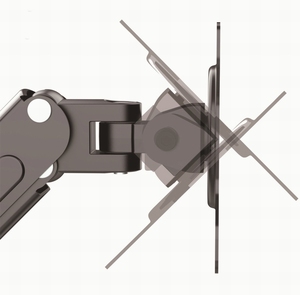 Tilting Single Arm Monitor <strong>Mount</strong> Suitable for 10&quot;-32&quot; Desktop Adjustable Arm Monitor Bracket - Product Image 4
