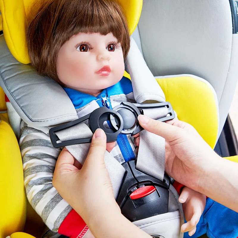 รถที่นั่งเด็กที่นั่งเข็มขัดหัวเข็มขัดไหล่เด็กที่นั่งเข็มขัดยึด