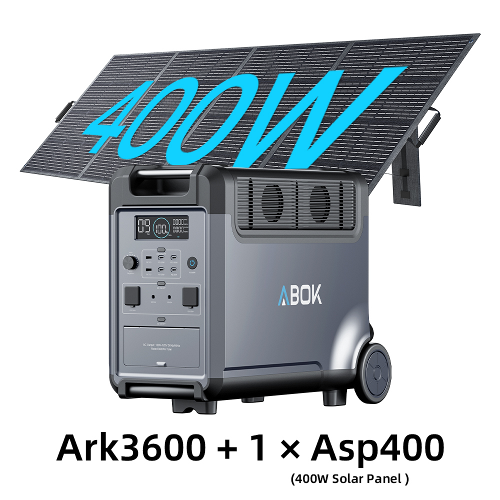 Ark3600 avec 1 panneau Asp400 400W