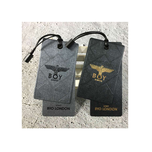 Etiquetas de roupa personalizada envelope de corda de plástico papel de embalagem de borracha redonda etiqueta de mão