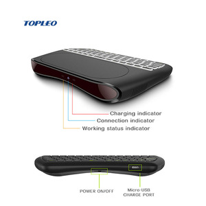 <strong>Mini</strong> 2.4G USB Wireless <strong>Mini</strong> <strong>Keyboard</strong> with <strong>Touchpad</strong> Air Mouse Remote Control