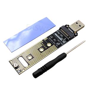 M.2ใหม่คุณภาพสูง SSD เป็น USB 3.1อะแดปเตอร์ PCI-E เพื่อ USB-A 3.0โซลิดสเตทไดรฟ์การ์ดแปลงภายใน - Product Image 2