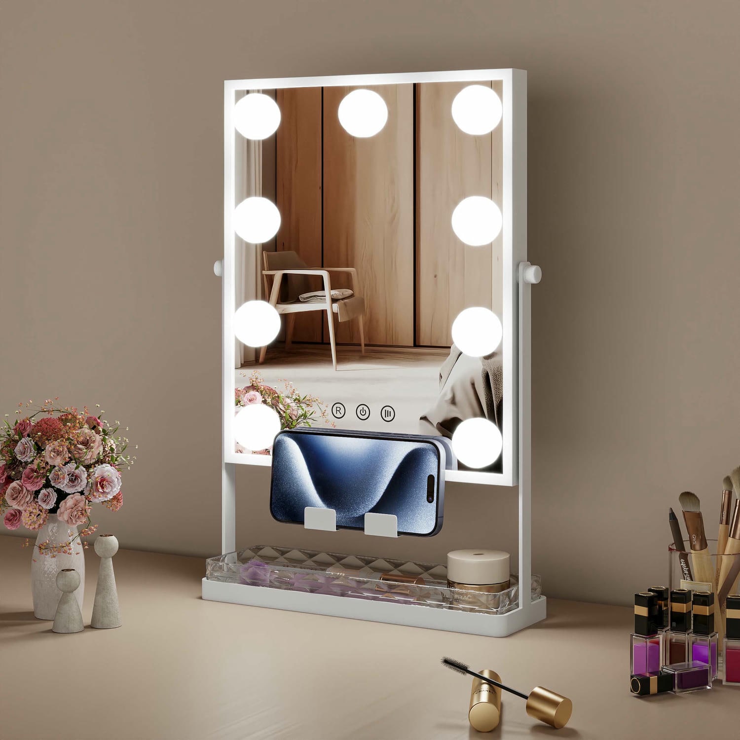 DP331-S Bulb Vanity Mirror