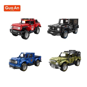 GUOAN oyuncaklar eğitim DIY teknolojisi uzaktan kontrolde OffRoad araç modeli yapı taşları monte tuğla oyuncaklar çocuklar için - Product Image 1