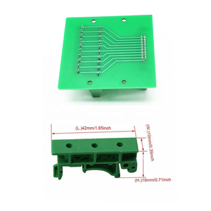 Maleに20P IDC20P Terminal Block Breakout Board Adapter PLC Relay Terminals DIN Rail Mounted - Product Image 3