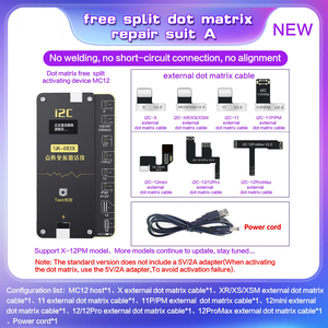 I2C X-12PM Externes Punktmatrix-Flex kabel für iPhone 12 Mini i2C Gesichts-ID-Daten Lesen Schreiben Ersatz iPhone Reparatur programmierer - Product Image 3