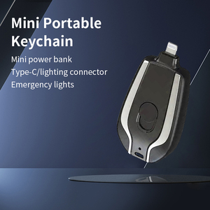 Custom Mini Portable Keychain Powerbank Type c Wireless Charger Power Bank 3 in 1 <strong>Lamp</strong> for Android iPhone - Product Image 5