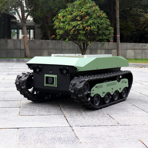 High Ground Clearance Latest Design Fast Speed Robot Tracked Chassis Remote <strong>Control</strong> 500m Suspension and Shock Absorption TINS-13