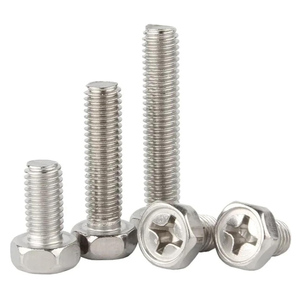 Tùy Chỉnh Giá Thấp Vít Bu Lông Xây Dựng Ốc Vít Đai Ốc Buộc 304 Thép Không Gỉ Chéo Lõm <span class=keywords><strong>Hex</strong></span> Bu Lông - Product Image 1