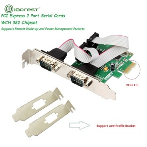 WCH382 PCIe a doppia porta RS232 DB9 scheda di controllo seriale-adattatore seriale PCI Express di grado industriale per Windows/Linux - Product Image 2