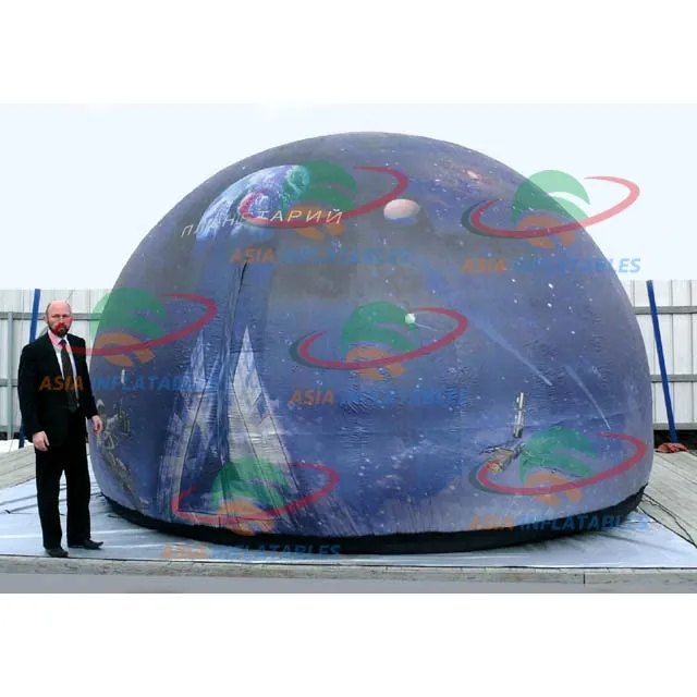 Observatório da barraca de planetário do céu de 3 anéis, domes infláveis do planetário