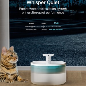 猫水フィーダー自動循環フィルター透明ペット自動ランニングウォーターディスペンサークロスボーダー犬工場 - Product Image 4