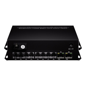 1 2 4 8 porta RJ11 telefono con 2 100M RJ45 a fibra ottica ricetrasmettitore PCM voce sopra convertitore fibra ottica - Product Image 2