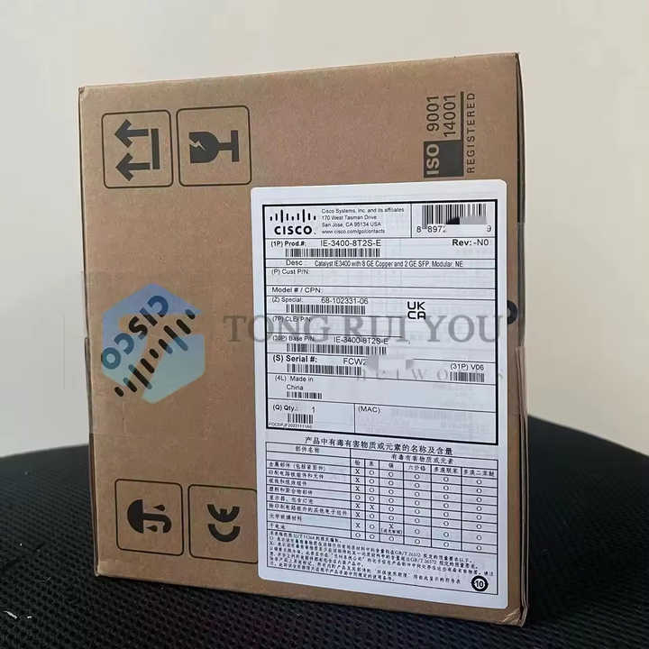 IE-3400-8T2S-E Catalyst IE3400 Rugged Series Modular System Catalyst IE3000 Rugged Switches IE-3400-8T2S-E