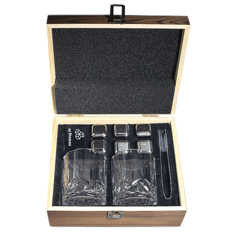 Ensemble de pierre de glace en acier inoxydable 304