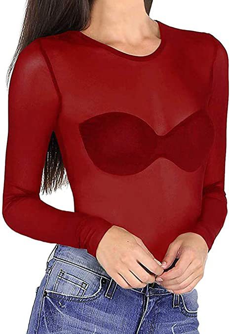 Winered-o neck