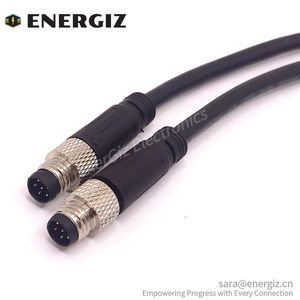 A <strong>Code</strong> Male to Male M8 6 Pin <strong>Standard</strong> Double Ended Cable - Product Image 4