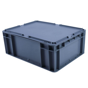 Contenedor de plástico apilable de gran capacidad tipo caja sólida para la venta u organización del hogar - Product Image 5