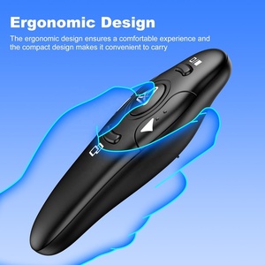 2.4GHz presentatore Wireless telecomando puntatore a luce rossa presentazione Clicker senza fili presentatore PPT Flip Pen con ricevitore USB - Product Image 3