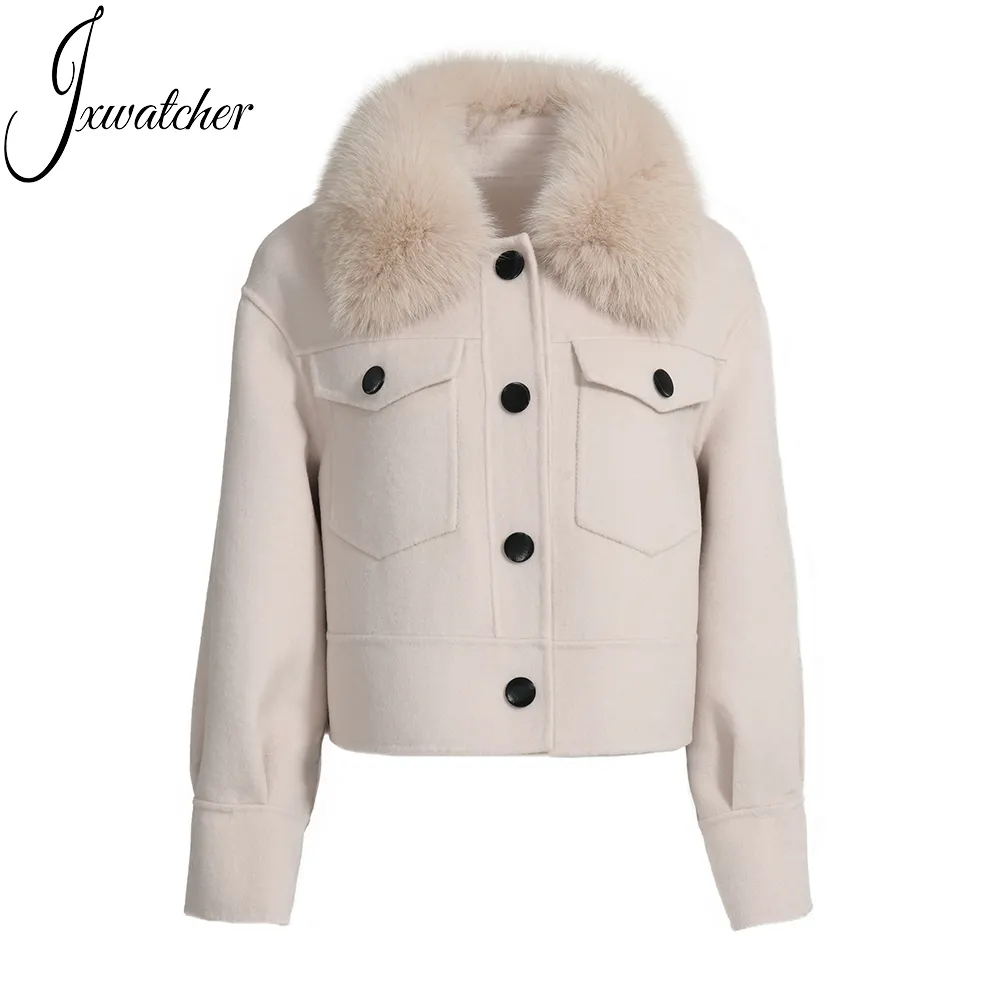 Trendy New Cashmere Short Coat 2021 Cashmere Woman Coat Wool Winter Coat