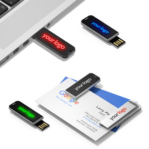 LED Light Metal USB-Flash-Laufwerk 2.0 3.0U Disk Custom ized LOGO OEM ODM Memory Stick 2GB 4GB 128GB USB-Stick mit voller Kapazität - Product Image 5