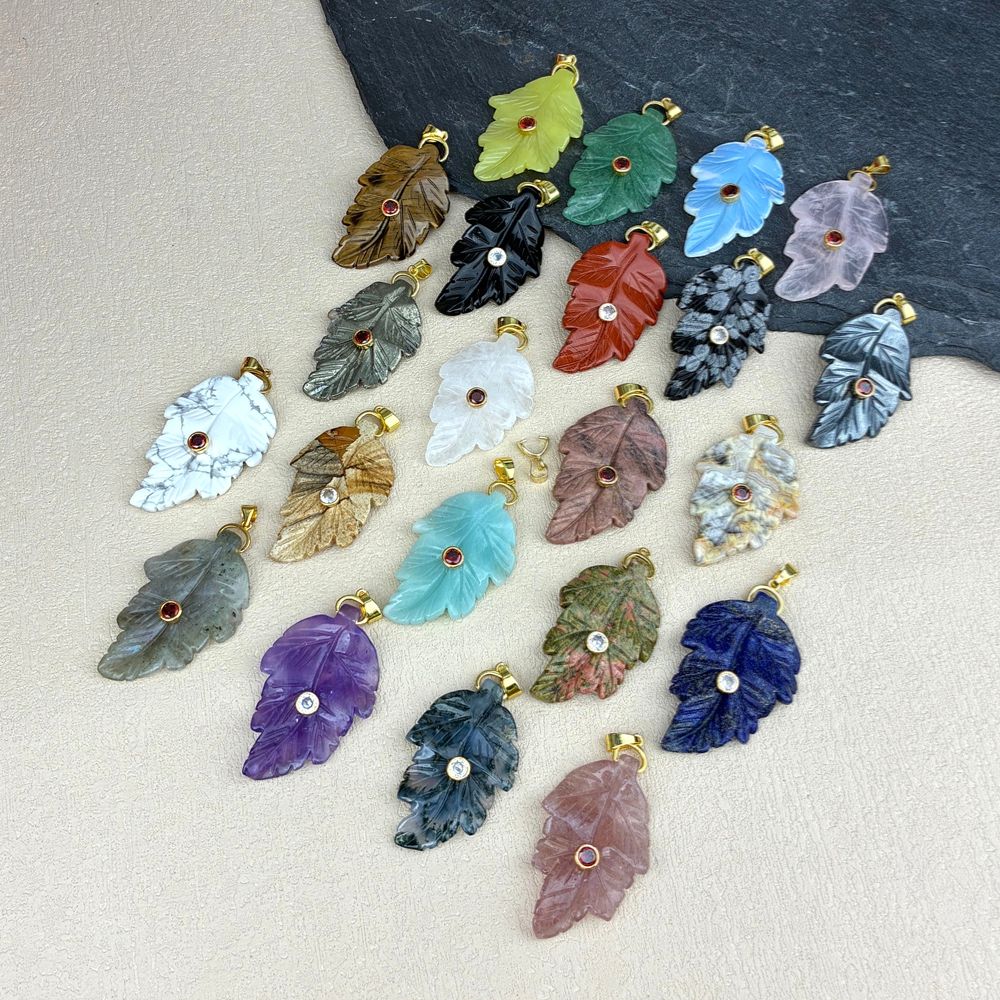 Pendentifs feuilles