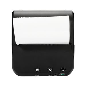 طابعة poty حرارية لاسلكية صغيرة 80 أبيض أسود مع سائق تنزيل باركود 1D/2D - Product Image 5