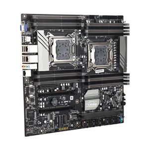 Placa base X79 para CPU dual, tarjeta madre con 21 * SATA3.0, 4 * SATA2.0, mSATA3.0, NVME M.2 , 16 * DDR3 - Product Image 3