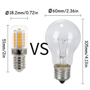 最も人気のあるLEDコーン電球ライトE12E14スレッドベース3.1wAc230vフリッカーホーンマウスなし35Wハロゲンライトに等しいLED電球 - Product Image 3