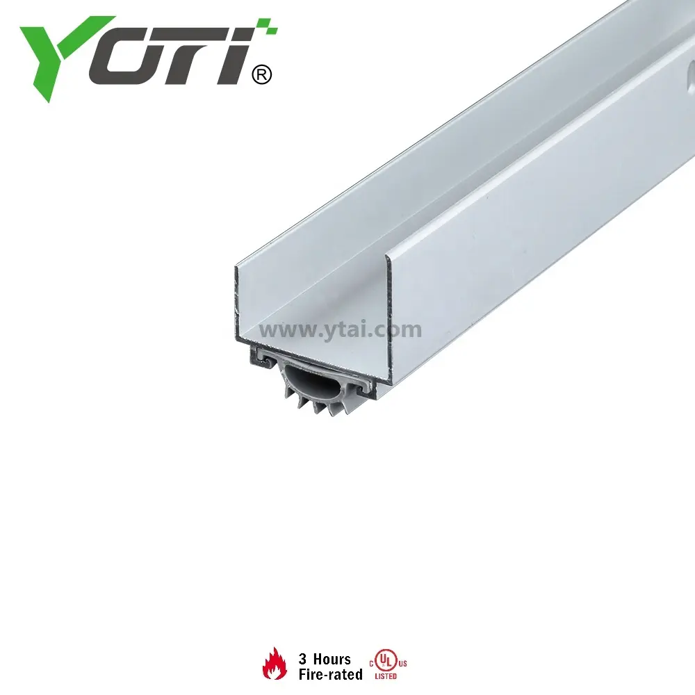 Yds101 nhôm kết thúc bọc xung quanh cửa dưới với vinyl con dấu cho 1-3/4 cửa 36 "thang máy cửa giày