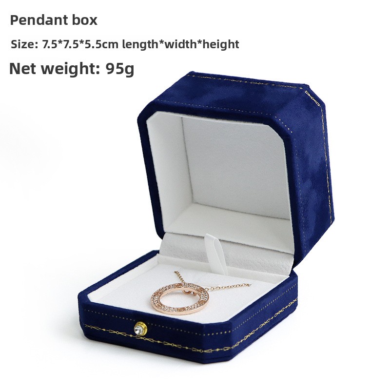 Deep blue pendant box