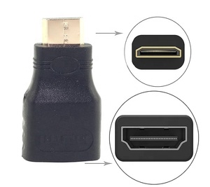 Versión 1,4 MINI HDMI macho a HDMI estándar hembra mini HDMI Adaptador de audio y video de alta definición. - Product Image 4