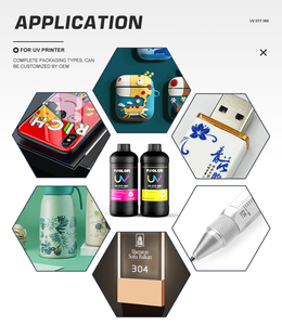 FCOLOR Digital <strong>Offset</strong> Printing LED UV <strong>Transfer</strong> Film <strong>INK</strong> for I1600 Xp600 I3200 Tx800 Dx5 Dx7 Printer