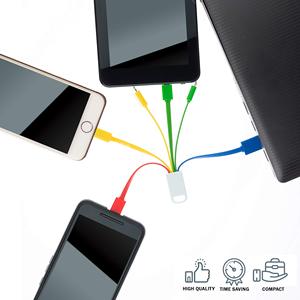 Özel 5 In 1 şarj kablosu tipi C çok evrensel USB 6 in 1 şarj kablosu iPhone Android için - Product Image 2