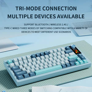 2025 Cooig Online Shop LT75 Wireless <strong>Keyboard</strong> Three-mode Connection <strong>Customized</strong> Office High-value Gaming Mechanical <strong>Keyboard</strong> - Product Image 2