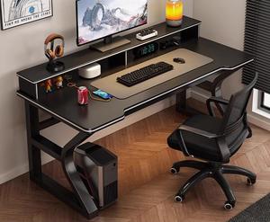 Moderno semplice scrivania per Computer a casa con libreria funzione di stoccaggio per studio ufficio camera da letto elettronica da competizione sedia da tavolo Set - Product Image 3