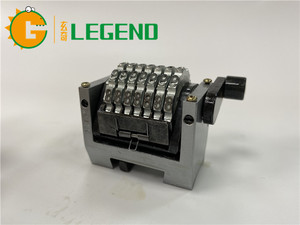 Máquina de números de 7 dígitos para GTO46 GTO52, máquina Vertical, con resorte, nueva