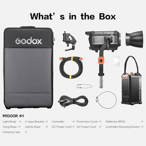 Godox M1000R K1 Set 1150W 1800K-10000K Full RGB Color LED Video <strong>Light</strong> Continuous Lighting Is Used for Photo and Video Shooting - Product Image 2