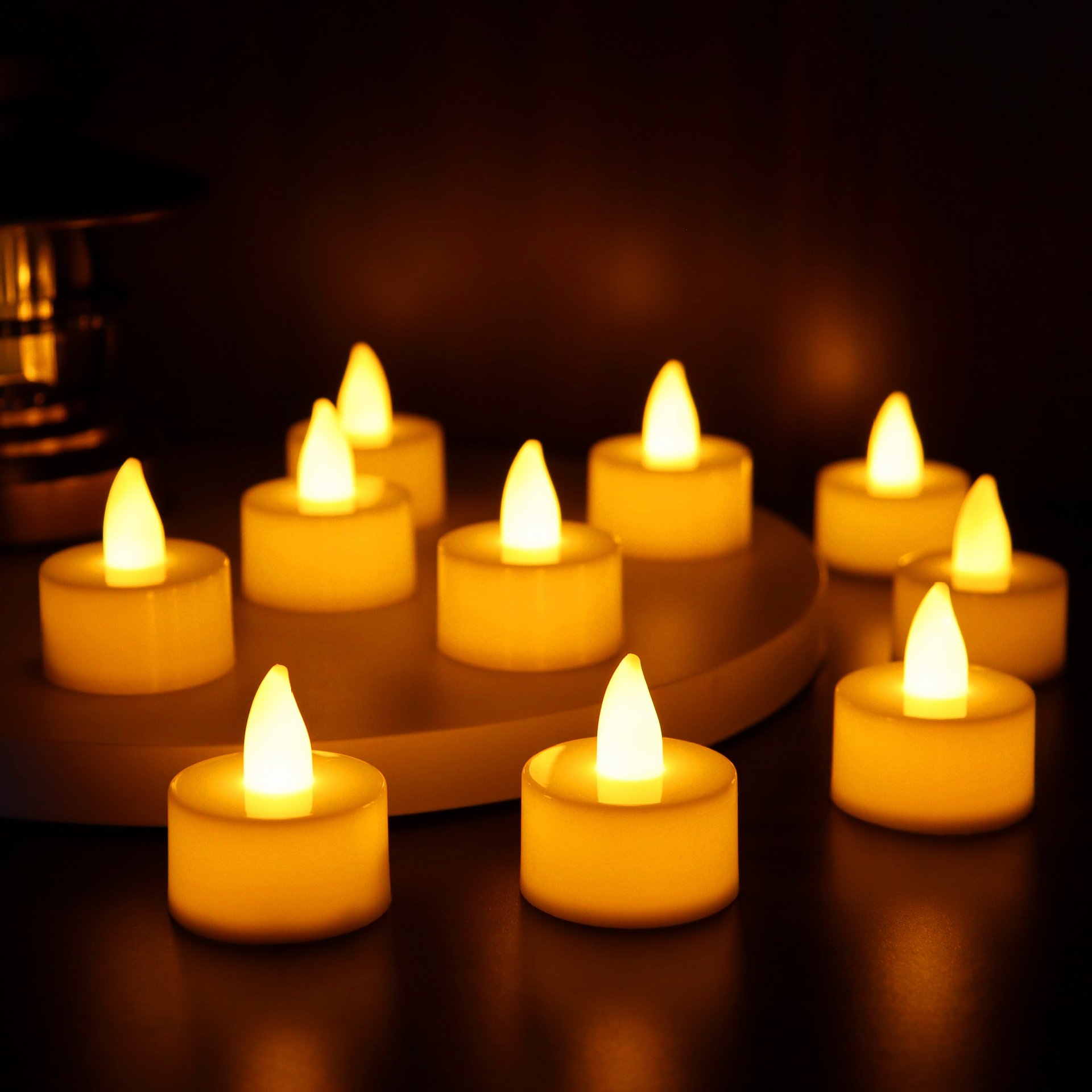 Led lumière de thé bougies UN
