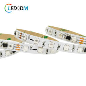 Tek SPI adresli sihirli programlanabilir led şerit smd5050 RGB piksel 60leds flex led şerit 12v 24v - Product Image 3