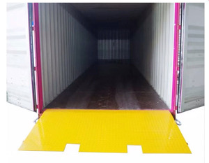 Rampa de carga de contenedores Rampa de contenedor de envío autosuficiente de acero resistente Rampa de carga de contenedores de carretilla elevadora de capacidad de 2 toneladas - Product Image 1